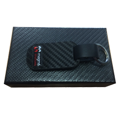Carbon Fibre Keyring Boxed